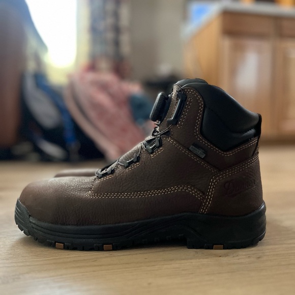 Danner Dark Brown Men\'s Leather Waterproof Aluminum Toe Boots main image 5